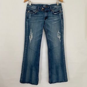 Miss Me Distressed Dark Highland Jeans